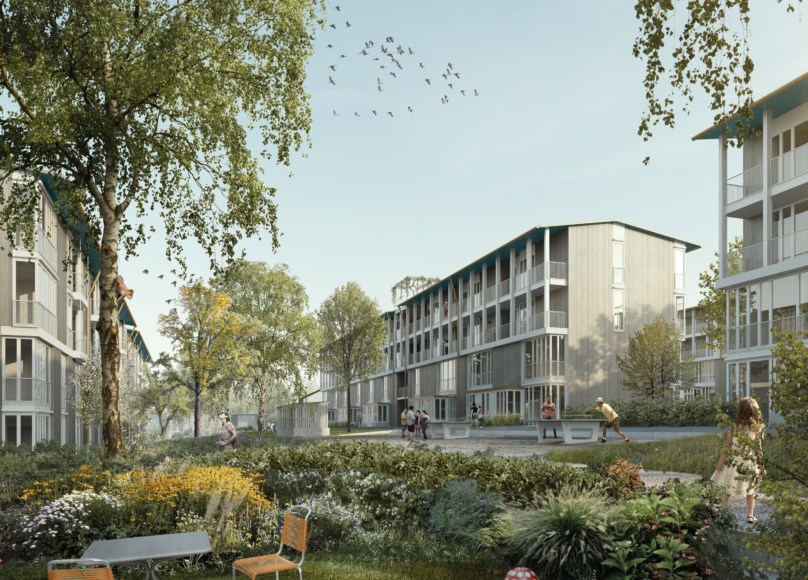 Visualisierung Ersatzneubau Grossalbis