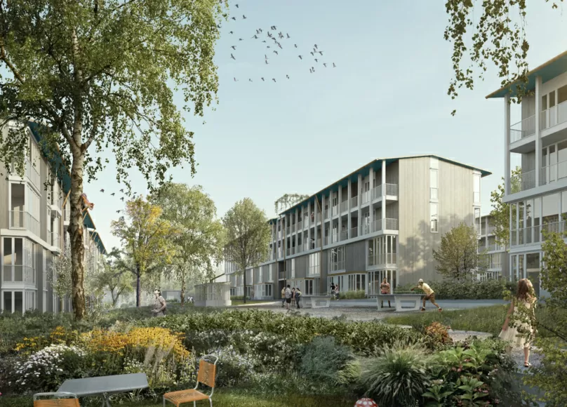 Ansicht Siedlung Grossalbis