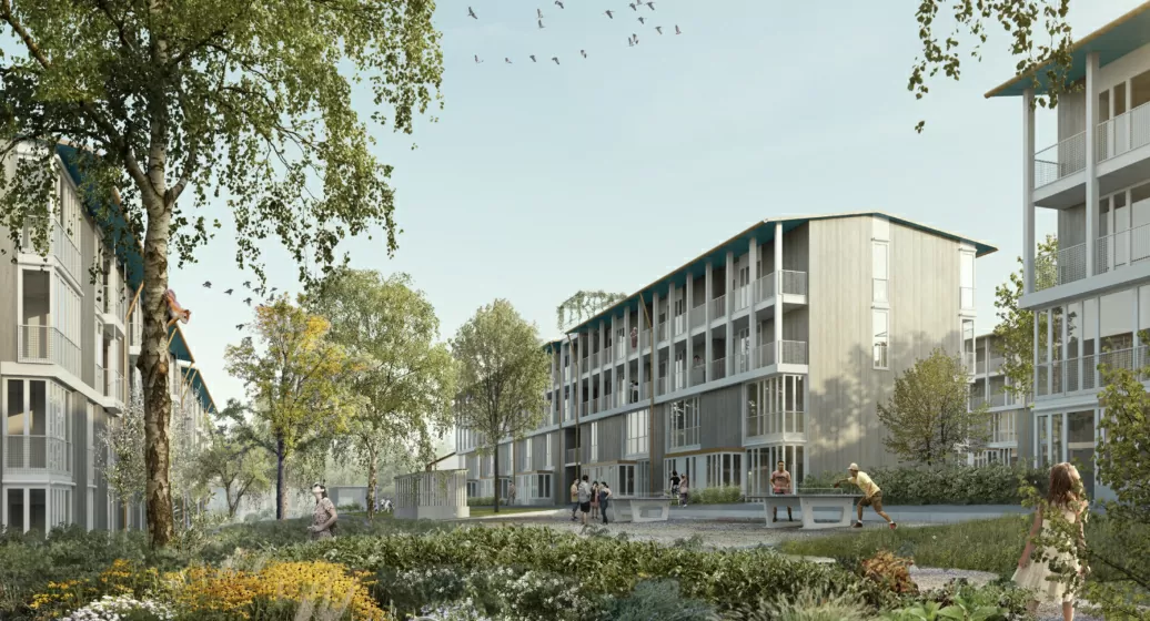 Visualisierung Ersatzneubau Grossalbis